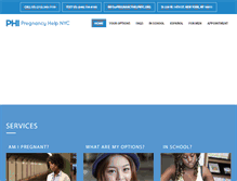 Tablet Screenshot of pregnancyhelpnyc.org